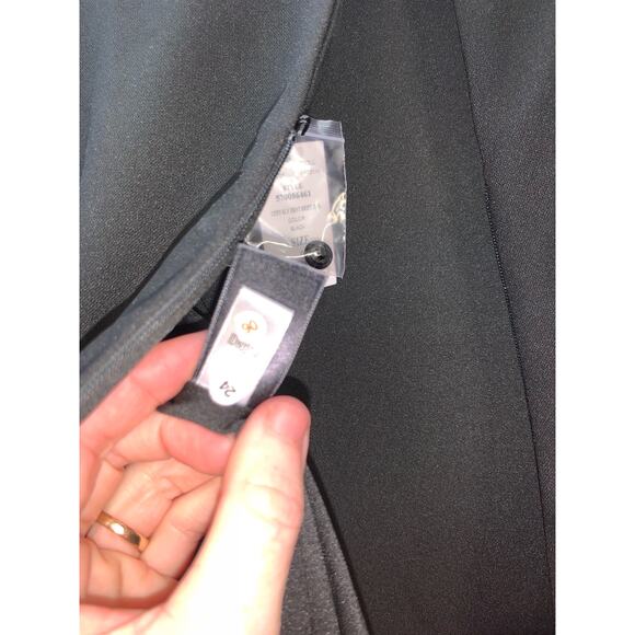 NWT White House Black Market Floral Sheer Sleeve Dress 0 Cocktail Mended WHBM - Picture 5 of 8